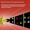 Christmas Tree Topper 3D Rotating Star Light With Pattern Projector Christmas Decoration Creative Christmas Decor