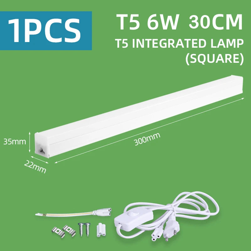 LED Kitchen Light Under Cabinet 10W 20W Led Tube Bar Wall Lamp Ultra Thin Home Bedroom Kitchen Closet Indoor Lighting 220V Room