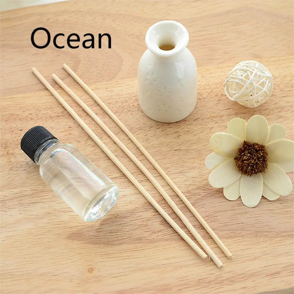 Aromatherapy No Fire Vine Branch Wicker Reed Diffuser Sets Glass Bottle Fresh Air Bedroom Bathroom Office Decor With Fragrance