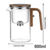 Glass Teapot With Infuser One Click Magnetic Suction Tea Making Artifact Water Separation Spout Tea Maker Kettle For Tea