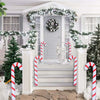 90CM Inflatable Christmas Candy Canes Inflatable Candy Sticks for Christmas Indoor Outdoor Decoration 2023 New Year Party Favors