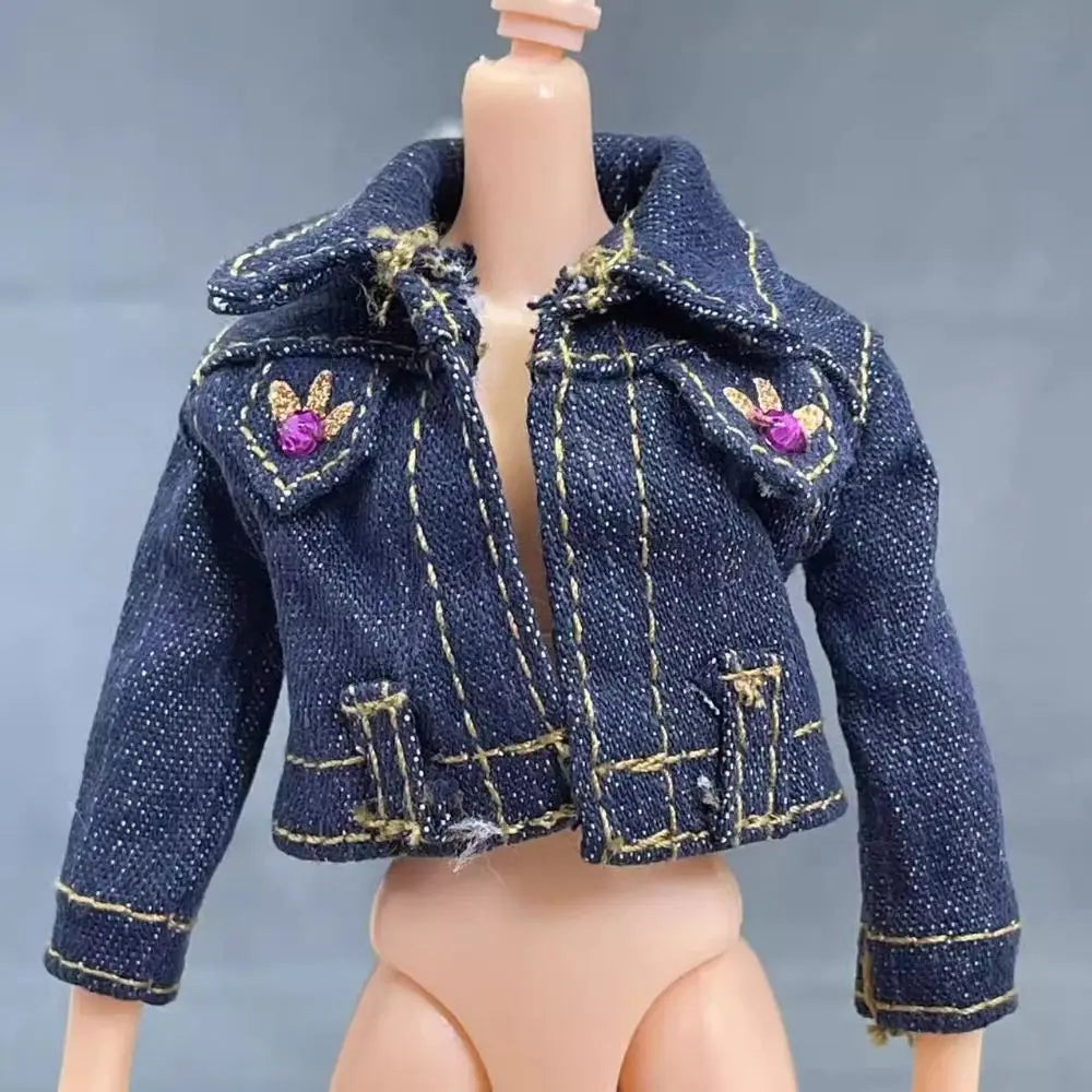 Fashion Doll Clothes Accessories New Multi-styles Casual Wears Doll Coat Doll Jeans Jacket 30cm Doll