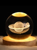 Unique USB Night Light with Galaxy and Planetary Projections 3D Crystal Ball Lamp for Cozy Atmosphere plasma ball Night Light