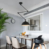 Modern Telescopic Pendant Light Metal Folding Multicolor Ceiling Lamp Fixture Dining Room Study Bar Rotatable Home Decor Lustres