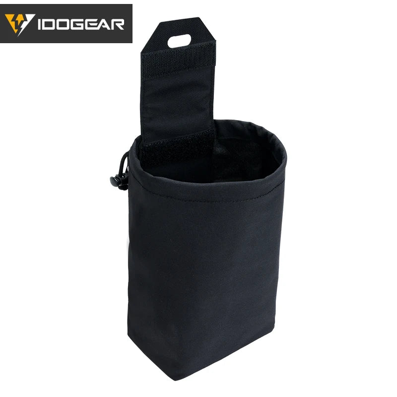 IDOGEAR Tactical Foldable Recycling Bag Dump Pouch MOLLE Drop Pouch durable Mini  35116