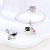 Silver Plated Charms Graduation Campus Mortarboard Beads Fit Original Pandora Bracelet Diy Pendants Jewelry Gift