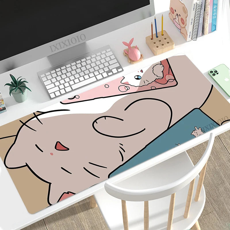 Kawaii Cat Paw Mouse Pad Gamer XL New Custom Home Computer Mousepad XXL Desk Mats Non-Slip Soft Natural Rubber Laptop Table Mat