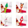 40 Pcs Creative Christmas Gel Pen Student Cute Stationary Supplies Company Office Writing Signature Office Supplies Christmas