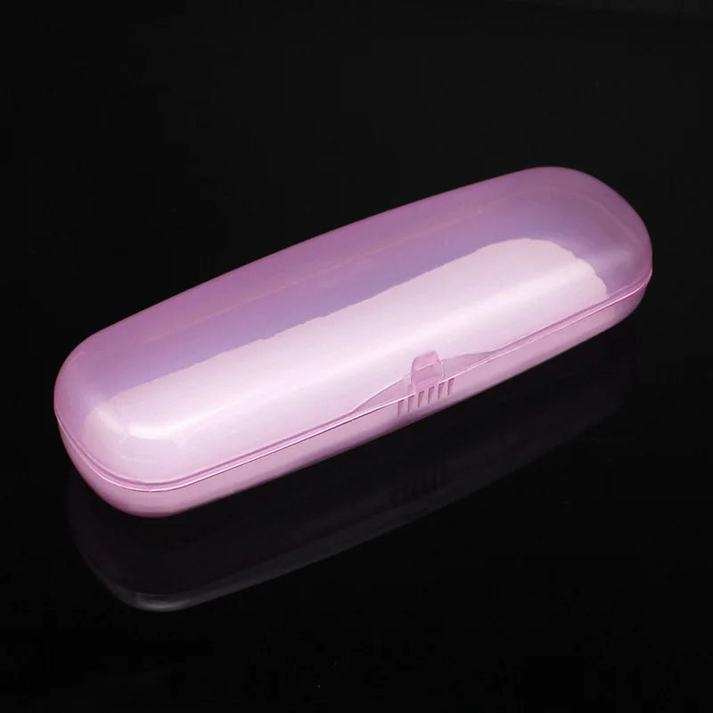 Translucent Plastic Glasses Case Lens Glasses Protector Box For Sunglasses Women Men Reading Sunglasses Holder Containers Box