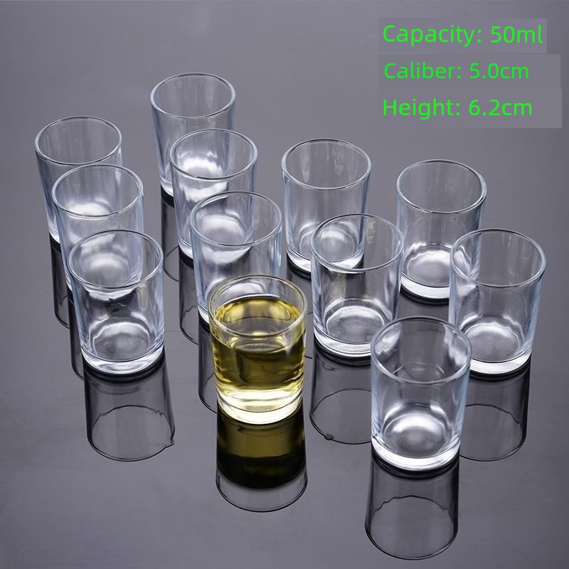 50.00G Chinese Glass Creative Small Size 20ml White Wine Glass