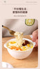 Noodle bowl with cover with two ears can be microwave heated lunch box thermal noodle bowl