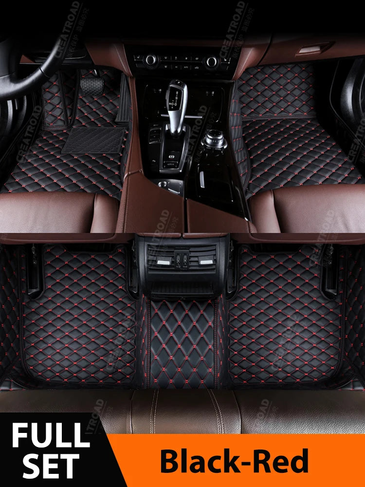 Car Floor Mats For VW Volkswagen Touareg 2011 2012 2013 2014 2015 2016 2017 2018 Custom Auto Foot Pads Interior Accessories