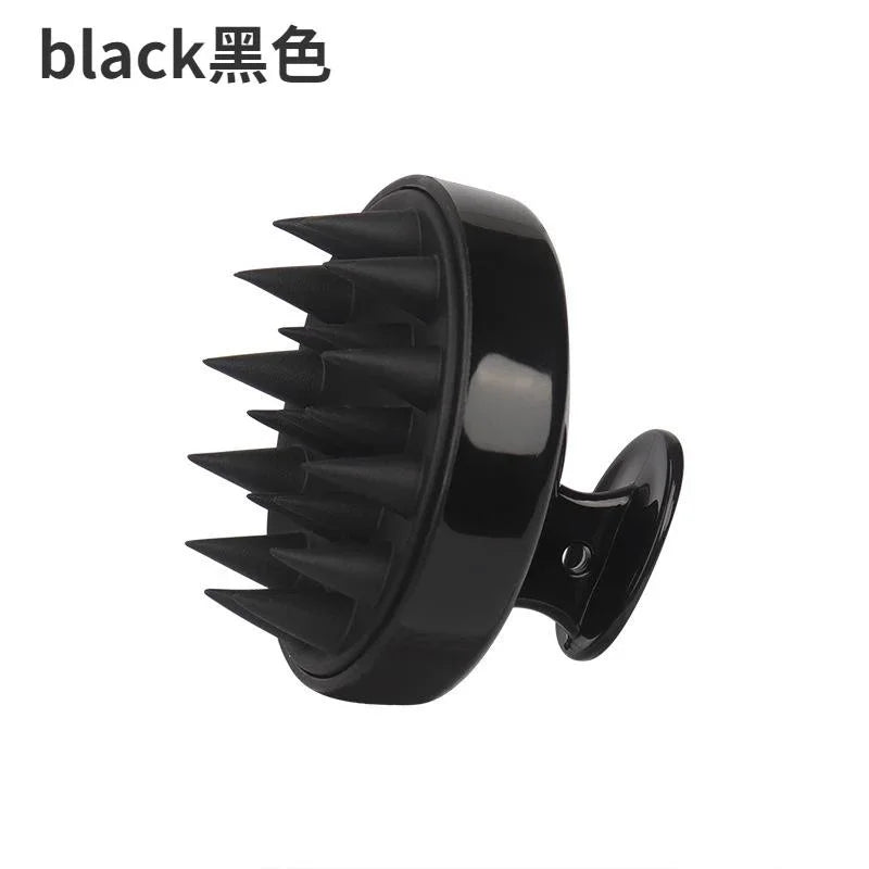 Silicone Shampoo Brush Head Scalp Massage Comb Hair Washing Comb Body Massage Brush Bath Shower Brush Salon Hairdressing Tool