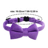 Suede Collar Bow Wear-resistant Lovely Comfortable Collar Collar Bell Velvet Dog Cat Small Adjustable Y5J7