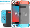 For Switch Case Compatible with Nintendo Switch, 9 in 1 Accessories kit with Carrying Case, Dockable Protective Case