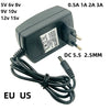 110V/220V Power Adapter Supply DC3V 5V 6V 8V 10V 12V 1A 2A 3A 12Volt Lighting Transformers LED Driver Power Adapter Strip Lamp