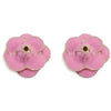 fashion women simple flower earrings elegant classic feminie camellia studs