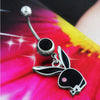 Surgical Steel Cute Rabbit Belly Button Rings for Women Navle Rings Belly Piercing Jewelry Body Jewlery