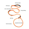 Nylon Dog Leashes,one-piece Adjustable Explosion-proof P Rope Pet Leashes with Comfortable Foam Handle for Medium and Large Dogs