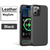 Official Leather Case with MagSafe for Apple iPhone 15 14 Pro Max 13 12 13pro Original Magnet Magnetic Charging i Phone Cover