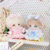 Cute Doll Lovely Clothes With Headband Accessories 2 Colors Flower Bud Skirt Accessories 10/20cm Cotton Doll/EXO Idol Dolls