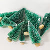 5Pcs Mini Christmas Trees Plastic Artificial Christmas Tree Ornament Winter Snow Tabletop Diy Craft Christmas Decoration 2024