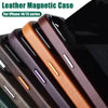 Official Leather Case with MagSafe for Apple iPhone 15 14 Pro Max 13 12 13pro Original Magnet Magnetic Charging i Phone Cover