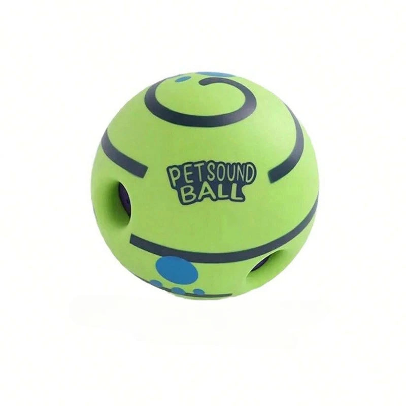 Interactive Dog Toy, Fun Giggle Sounds When Rolled or Shaken Rolling Pet Balls to Grind Teeth and Relieve Boredom