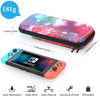 For Switch Case Compatible with Nintendo Switch, 9 in 1 Accessories kit with Carrying Case, Dockable Protective Case