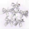 Christmas Tree Pendants 12Pcs Christmas Bow Tie Ornaments Tree Decoration Baubles New Year XMAS Hanging Home Decorations