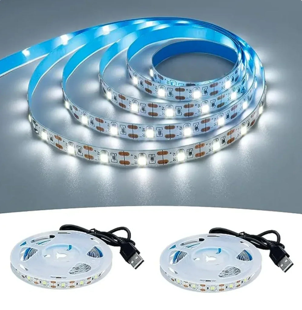 DC 5V USB LED Strips 2835 White Warm White LED Strip Light TV Background Lighting Tape Home Decor Lamp 1- 5m LED String Light