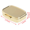 1pc Pill Box Case Splitter Tablet Storage Organizer Medicine Travel Essential Metal Pill Container Box Accessories 12 Styles