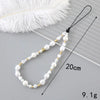 Sweet Five Pointed Star Non Slip Phone Case Rope Accessories Fashion Pearl Love Bow Beaded Phone Chain Lanyard Jewelry for Women