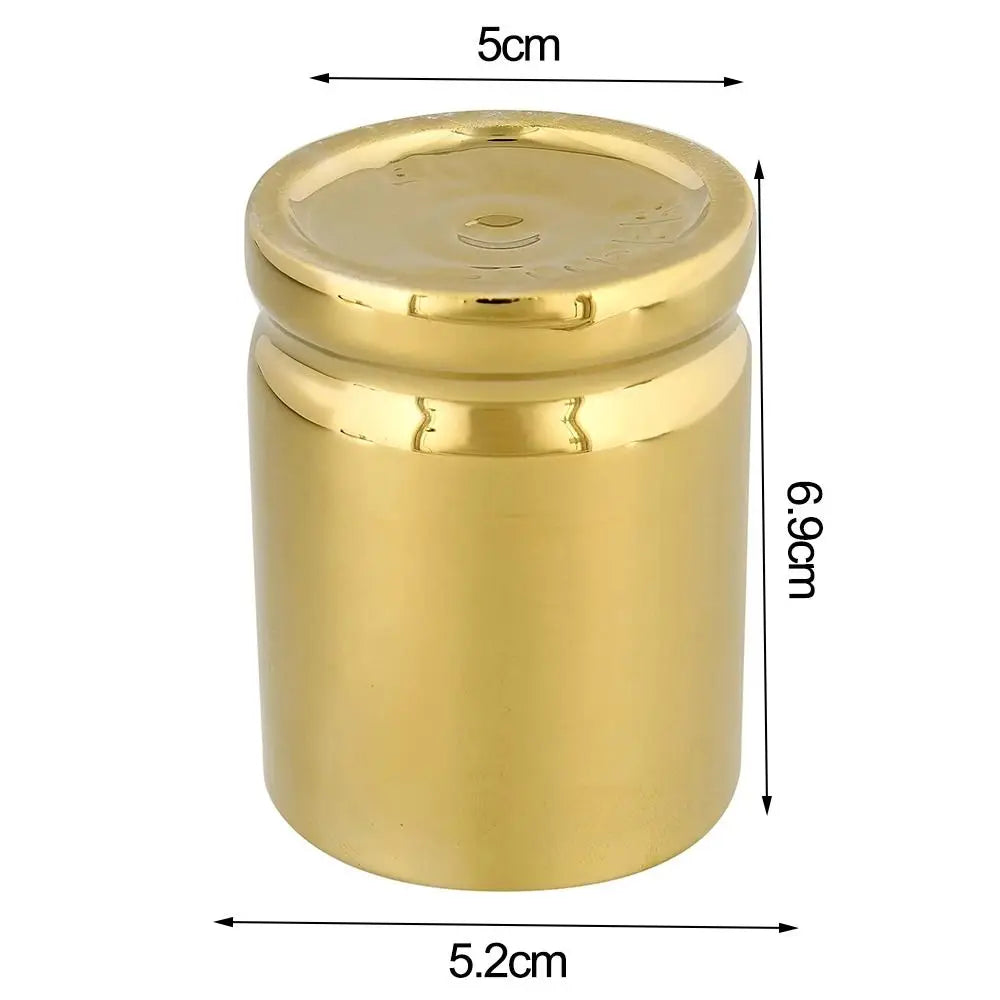 Caliber Gourmet 50 Caliber Shot Glass Golden Whiskey Wine Glass For Bar Party Beer Mug