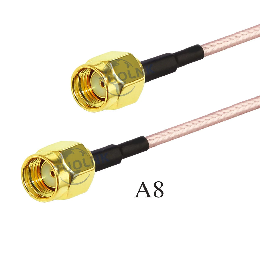 RG316 Cable SMA Male to RP SMA Male/Female Nut Bulkhead Extension Coax Jumper Pigtail WIFI Router Antenna RF Coaxial Cable