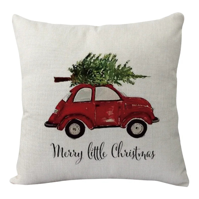 2025 New Year Christmas pillow case ,45x45cm, cushion cover home Christmas decoration pillow case