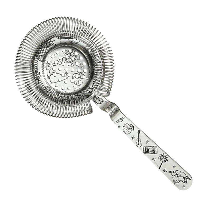 Bar Strainer Sprung Cocktail Strainer Stainless Steel Deluxe Strainer Bar Tools