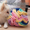 20CM Dog Sniffing Mat Toys for Small Dog Snuffle Ball Training Food Slow Feeding Pad Collapsible Pet Nose Blanket Pet Puppy Toys