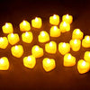 24Pcs Flameless LED Candle Lights Creative Wishing Led Tea Lamp Warm White Halloween Wedding Christmas Decoration Candle Light