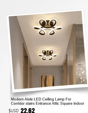 Nordic Aisle Corridor Ceiling Lights Modern Minimalist Entry Porch Lamp Personality Creative Balcony Light Luxury Bedroom Lights