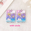 12Pcs 38*25MM Constellations Tarot Card Charms Magical Divination Crafts Acrylic Board Jewelry Necklace DIY Accessories