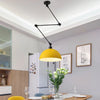 Modern Telescopic Pendant Light Metal Folding Multicolor Ceiling Lamp Fixture Dining Room Study Bar Rotatable Home Decor Lustres