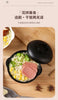 Noodle bowl with cover with two ears can be microwave heated lunch box thermal noodle bowl