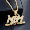 Hip Hop Ice Out Dollar Money Bag Necklace Shiny Cubic Zirconia Wallet Pendant for Men Women Hip Hop Rock Rap Cool Jewelry