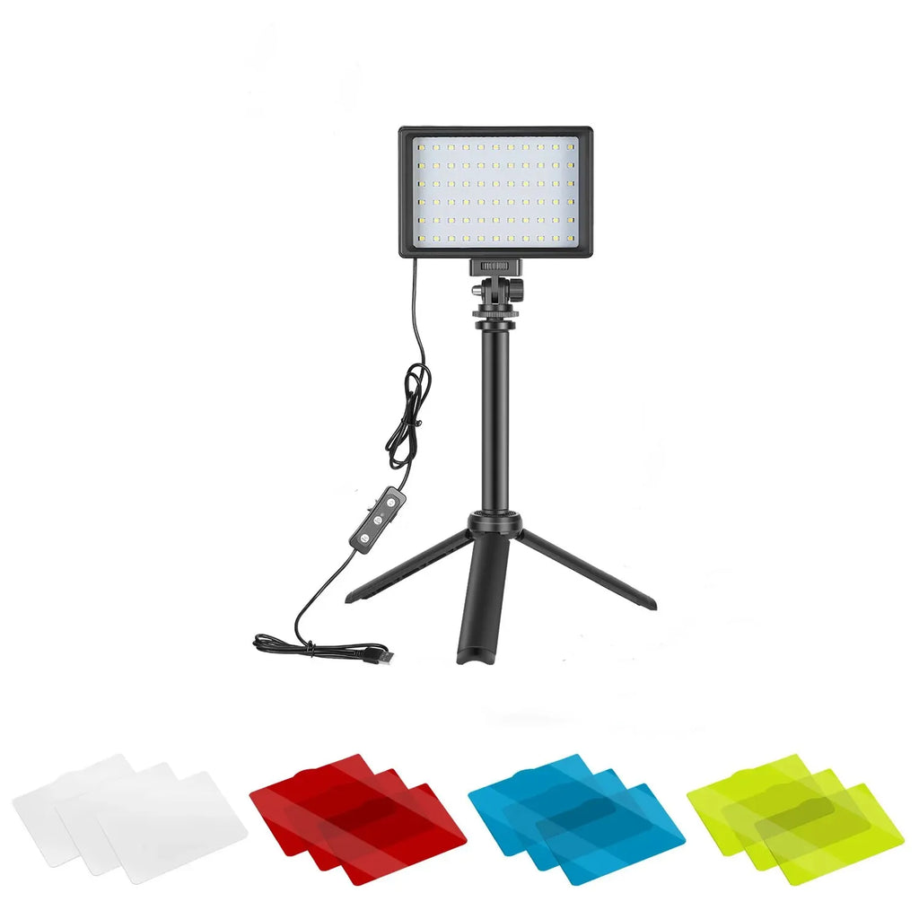 Multi-Light Source VLOG Fill Light Camera Video Light Color Card Color Three Primary Color Flat Panel Light USB Charging