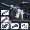 Summer Hot M416 With lighting Water Gun Electric Pistol Shooting Toy Full Automatic Summer Beach Shoot Toy For Boys Girls Gift