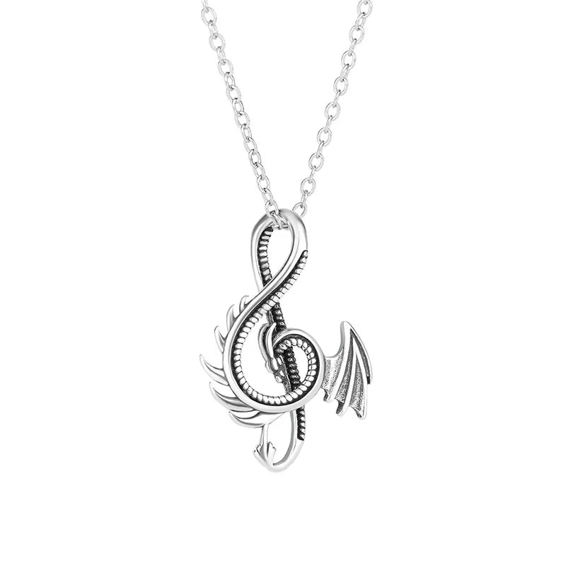 Fashion 925 Sterling Silver Dragon Wedding Necklaces For Women High Quality Designer Jewelry  Accesories  Items