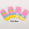 4pcs Pet Socks Dog Socks Breathable Anti-Slip Puppy Shoes Pet Cat Socks Dog Shoes For Small Breeds Spitz York Dogs Chihuahua