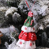 Christmas Soft Pottery Pendant Cute Angel Candy Tree Hangable Charm Ornament for Indoor Outdoor Garden Yard Xmas Tree Decors