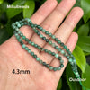 Wholesale Natural A+ 4mm Emerald Faceted Round Loose Beads For Jewelry Making DIY Bracelets Necklace Or Gift Mikubeads